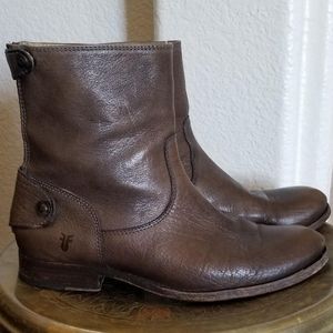 Frye Melissa Short Boots, Sz 8
